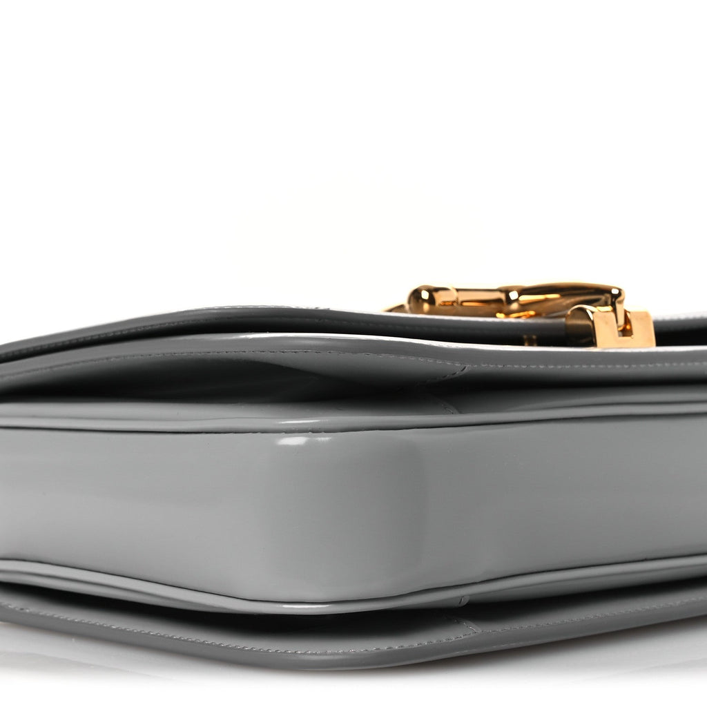 Calfskin Siena Small Shoulder Bag Grey