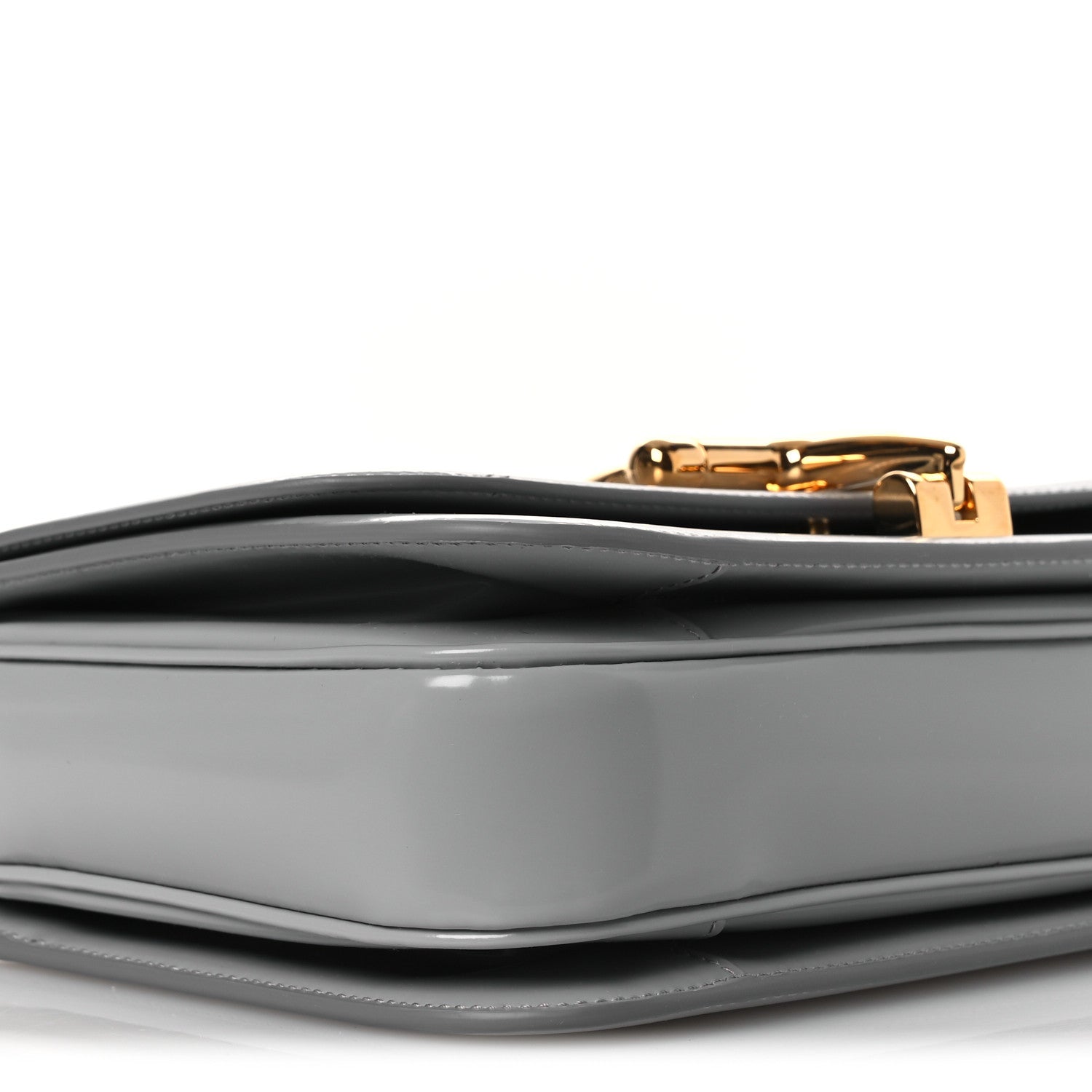 Calfskin Siena Small Shoulder Bag Grey