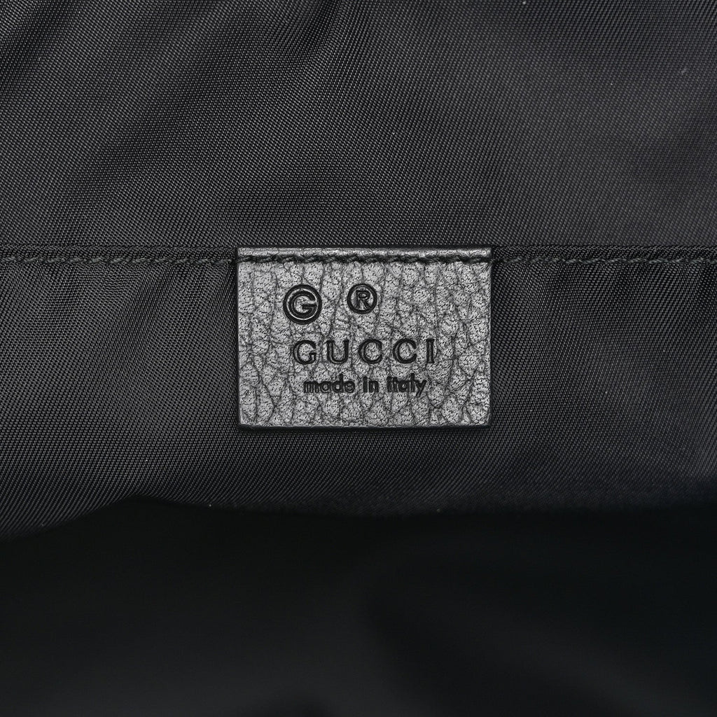Nylon Monogram Medium Light Single Buckle Backpack Black