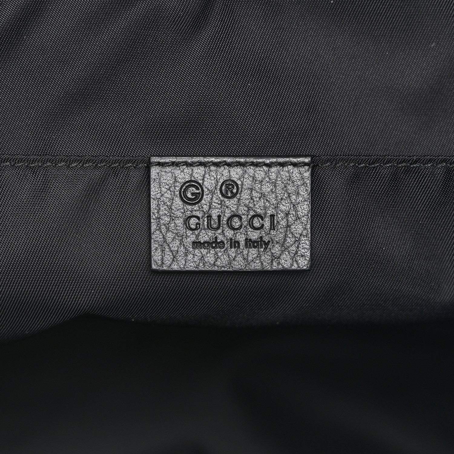 Nylon Monogram Medium Light Single Buckle Backpack Black