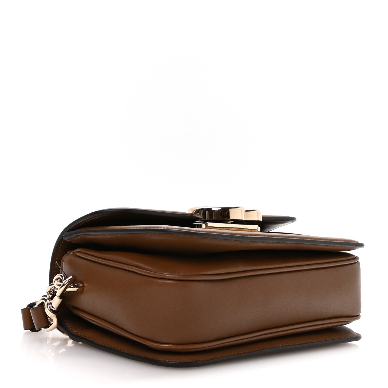 Suede Micro GG Small Go Shoulder Bag Brown
