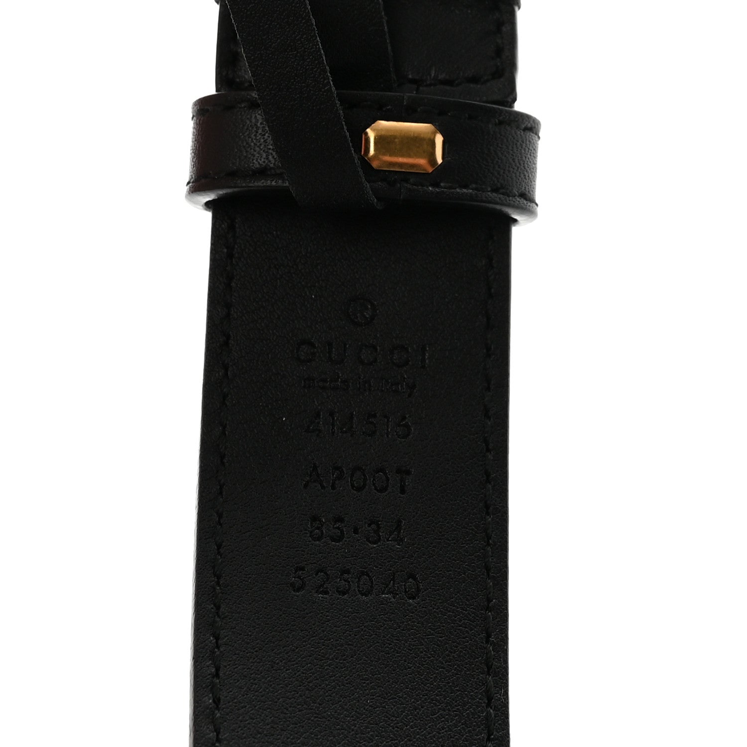 Calfskin Double G 30mm Belt 85 34 Black