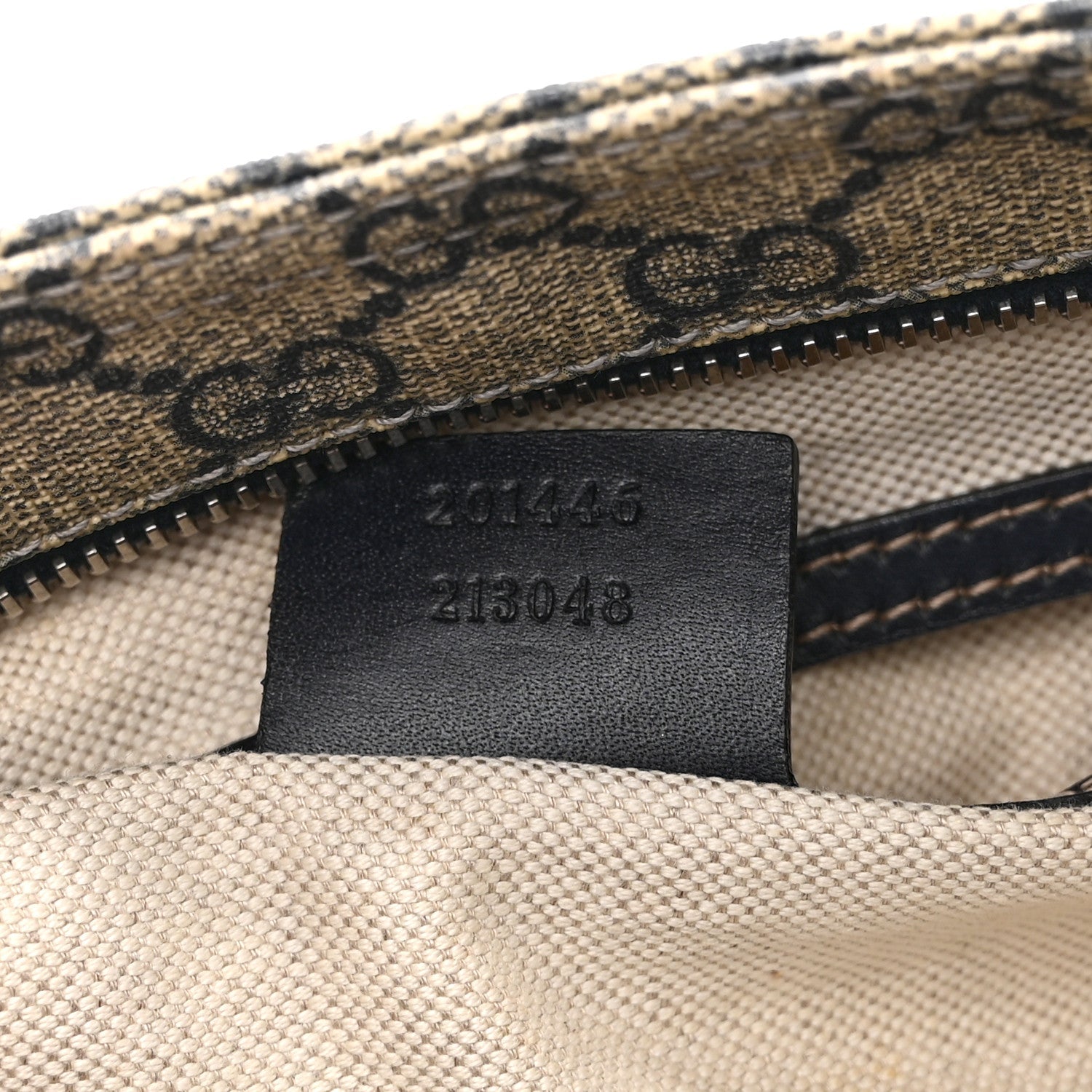 GG Plus Monogram Large Flat Messenger Bag Beige Blue