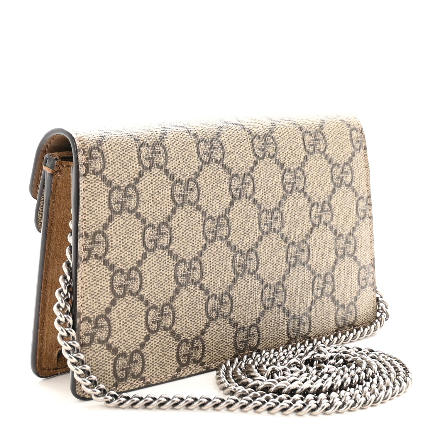 GG Supreme Monogram Super Mini Dionysus Shoulder Bag Taupe