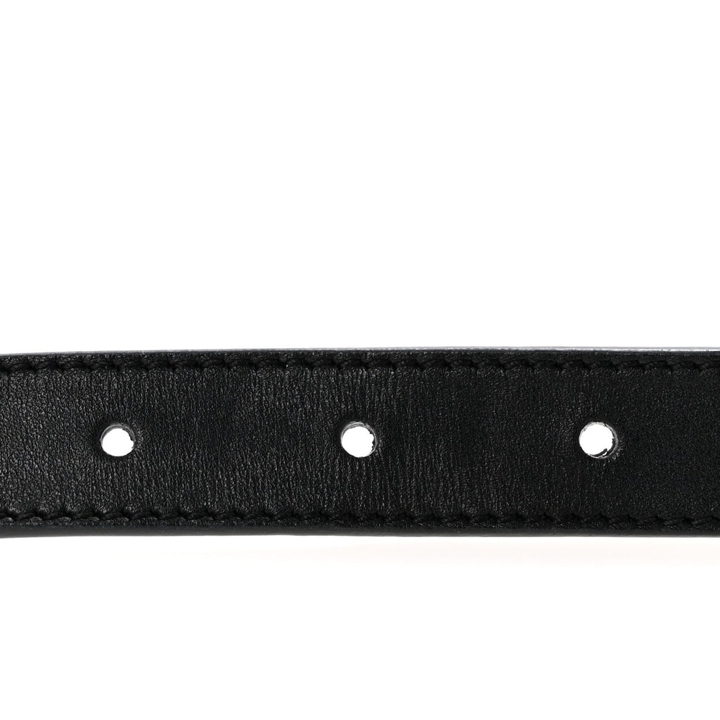 Calfskin Double G 20mm Belt 80 32 Black