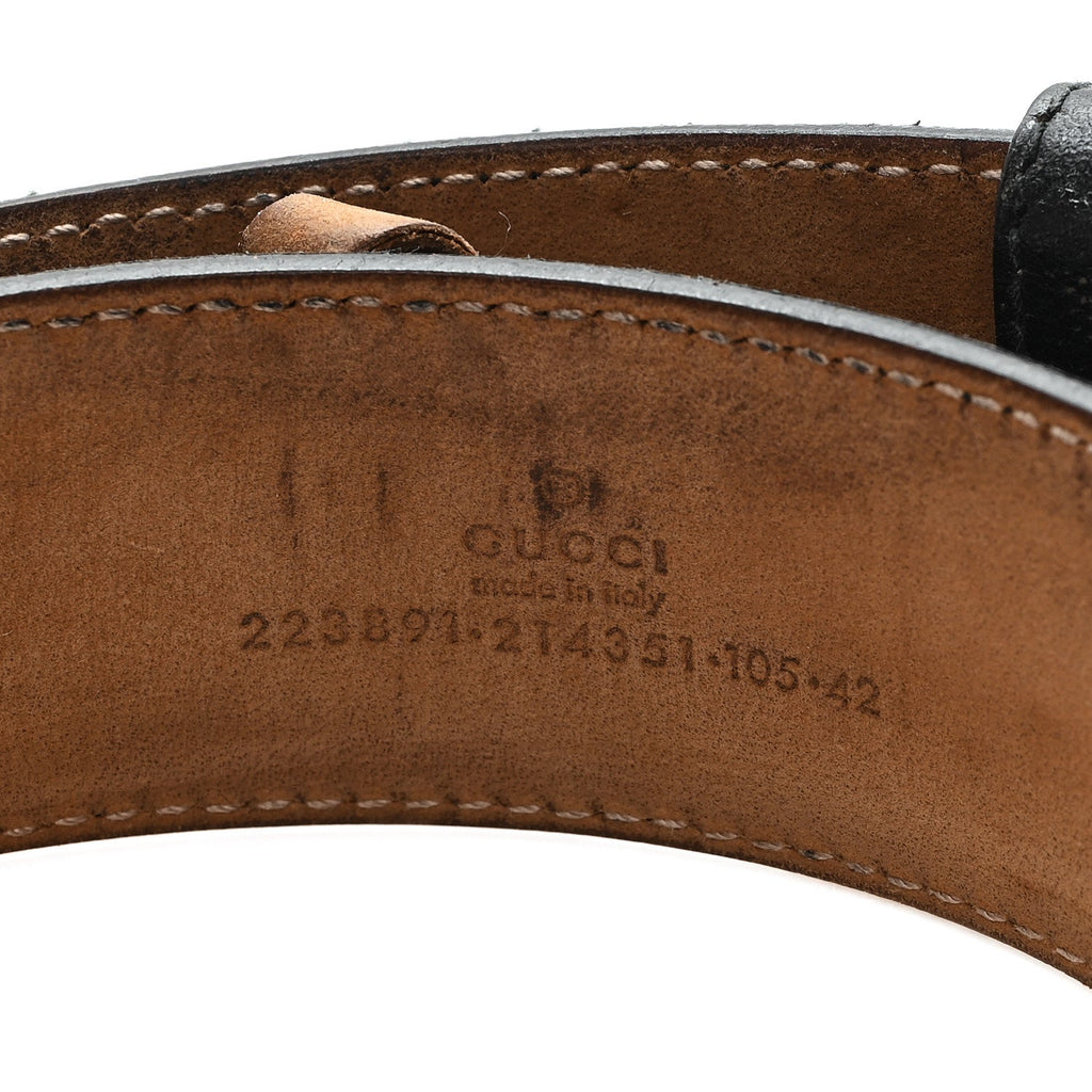 Imprime Monogram Interlocking G 105 42 Belt Black