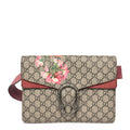 GG Supreme Monogram Blooms Dionysus Belt Bag Beige Multicolor Dry Rose