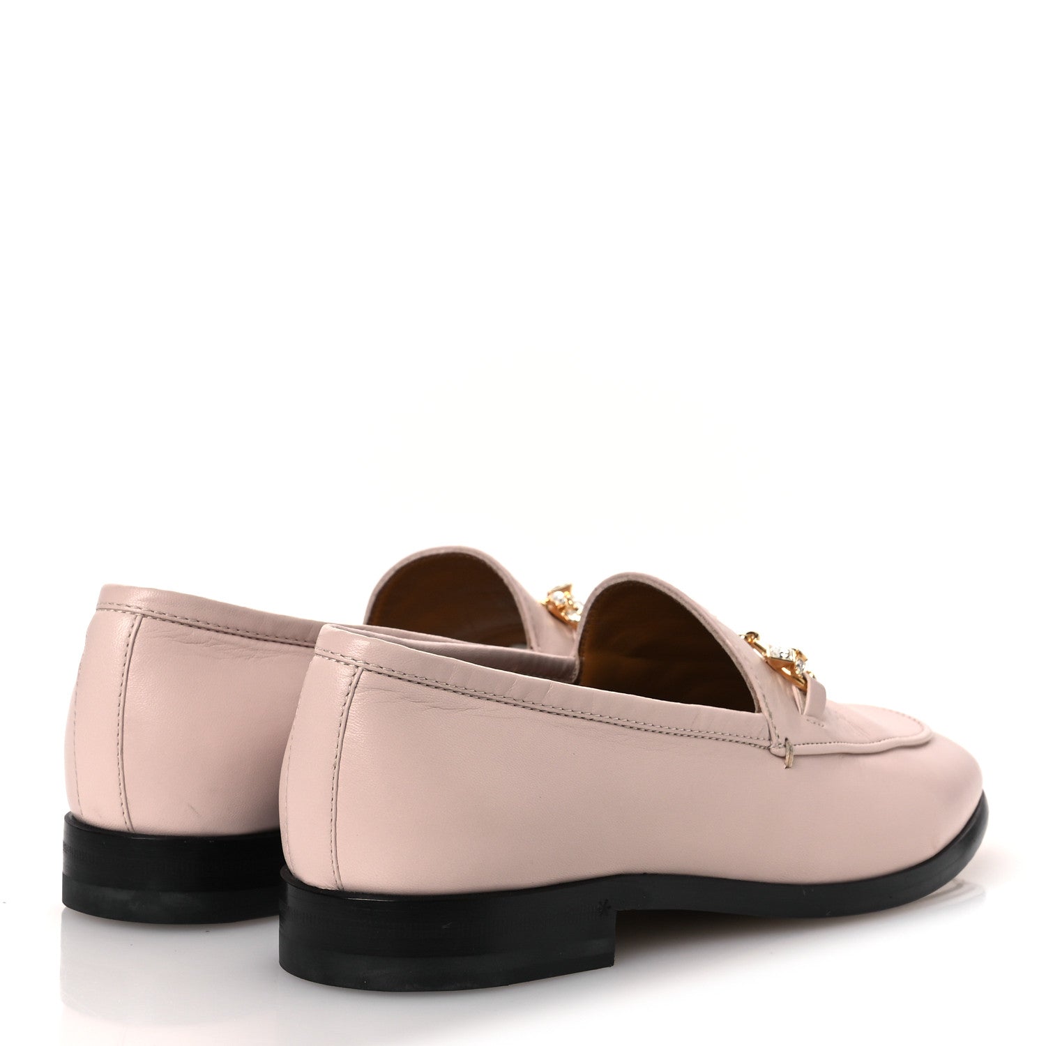 Malaga Kid Crystal Horsebit Womens Jordaan Loafers 37 Pink Hibiscus