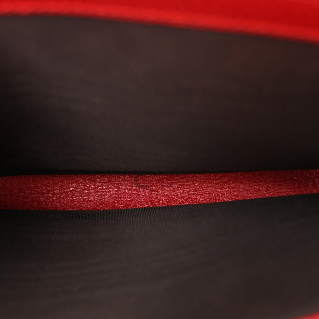 Calfskin Mini Dionysus Chain Wallet Hibiscus Red