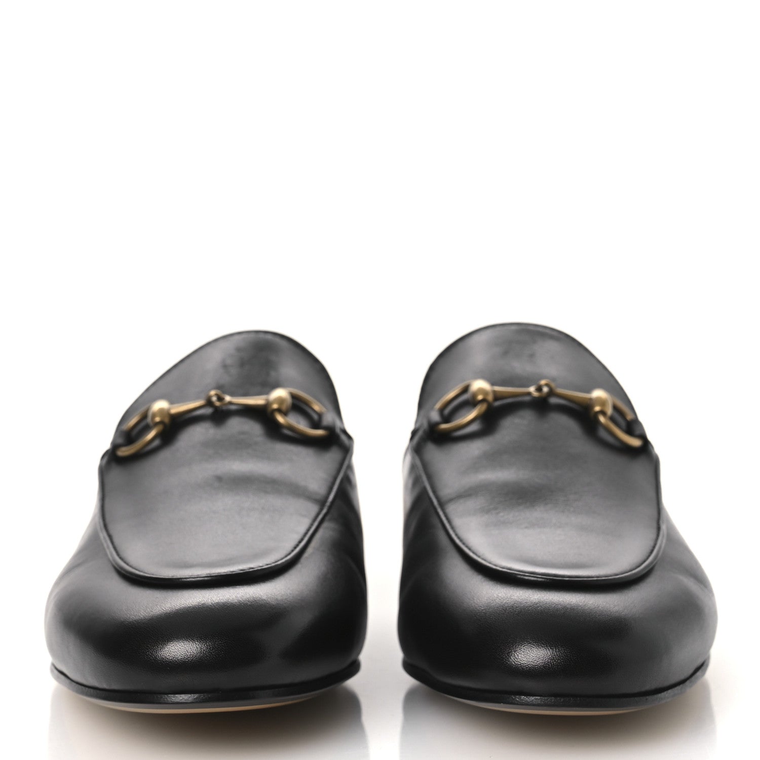 Calfskin Womens Princetown Slippers 37.5 Black