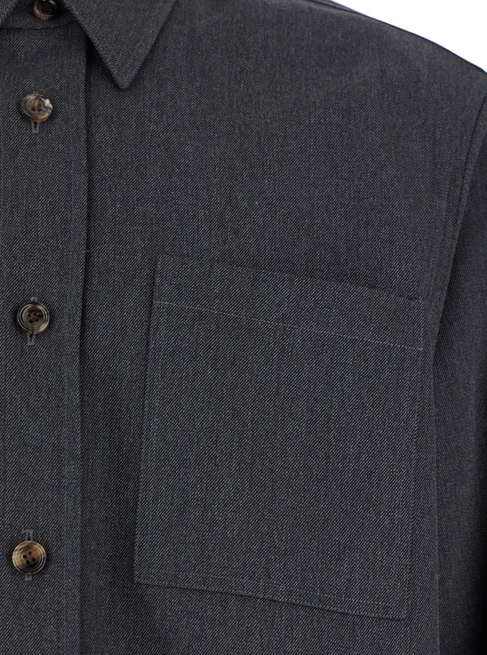 Gucci Wool Shirt — Gray