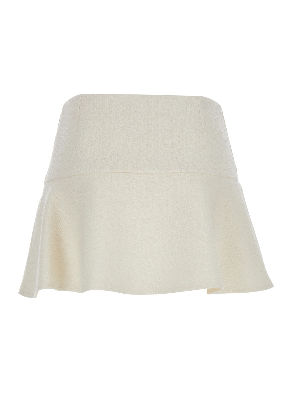 Gucci Wool Boucle Skirt — White