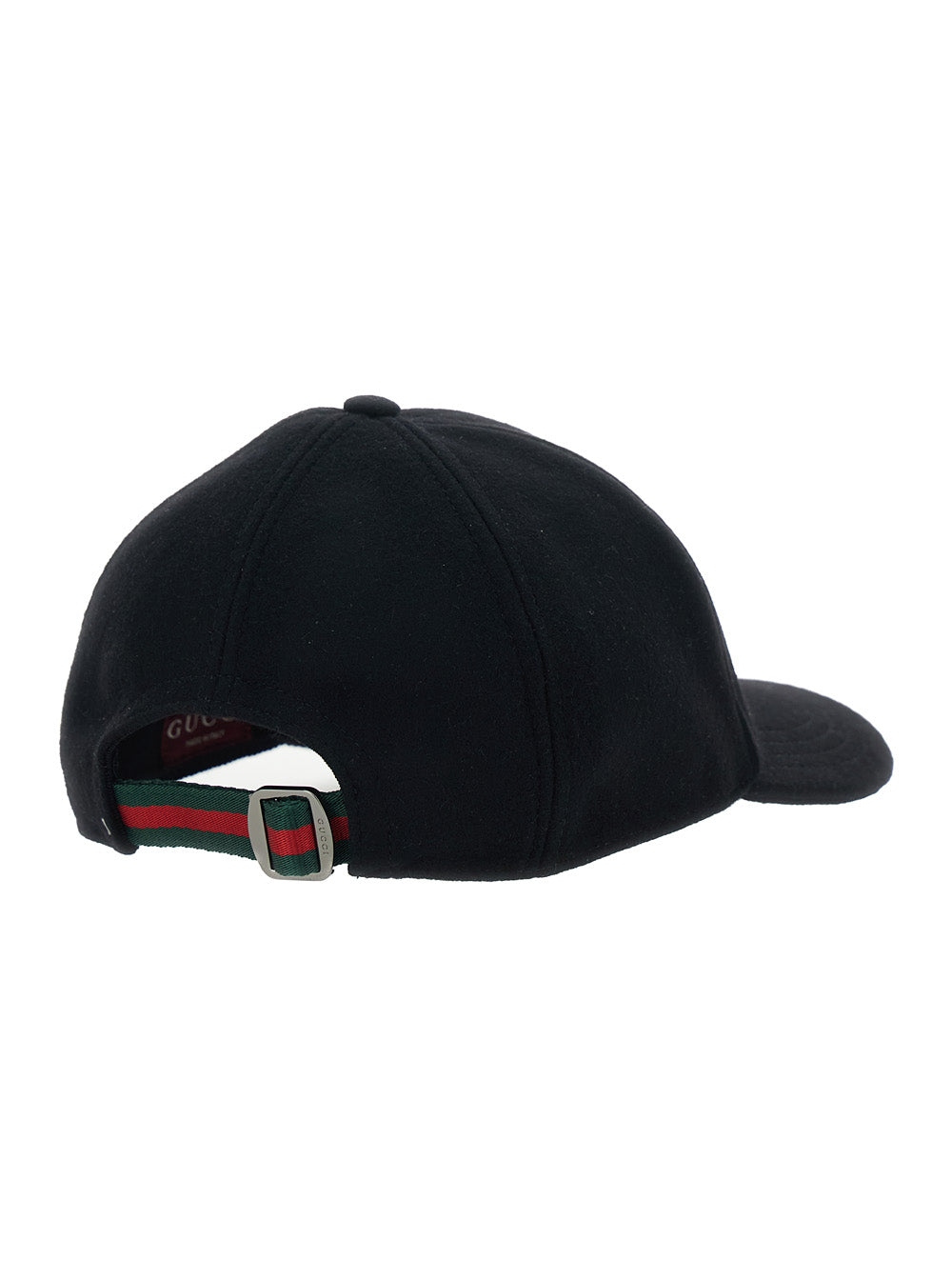 Gucci 843010 Wool Baseball Cap — Black