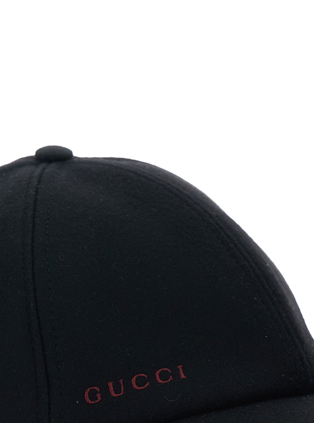 Gucci 843010 Wool Baseball Cap — Black