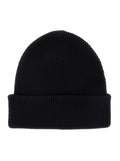 Gucci 834192 Wool Ribbed Knit Beanie — Black