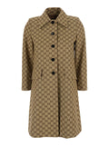 Gucci GG Canvas Coat — Beige