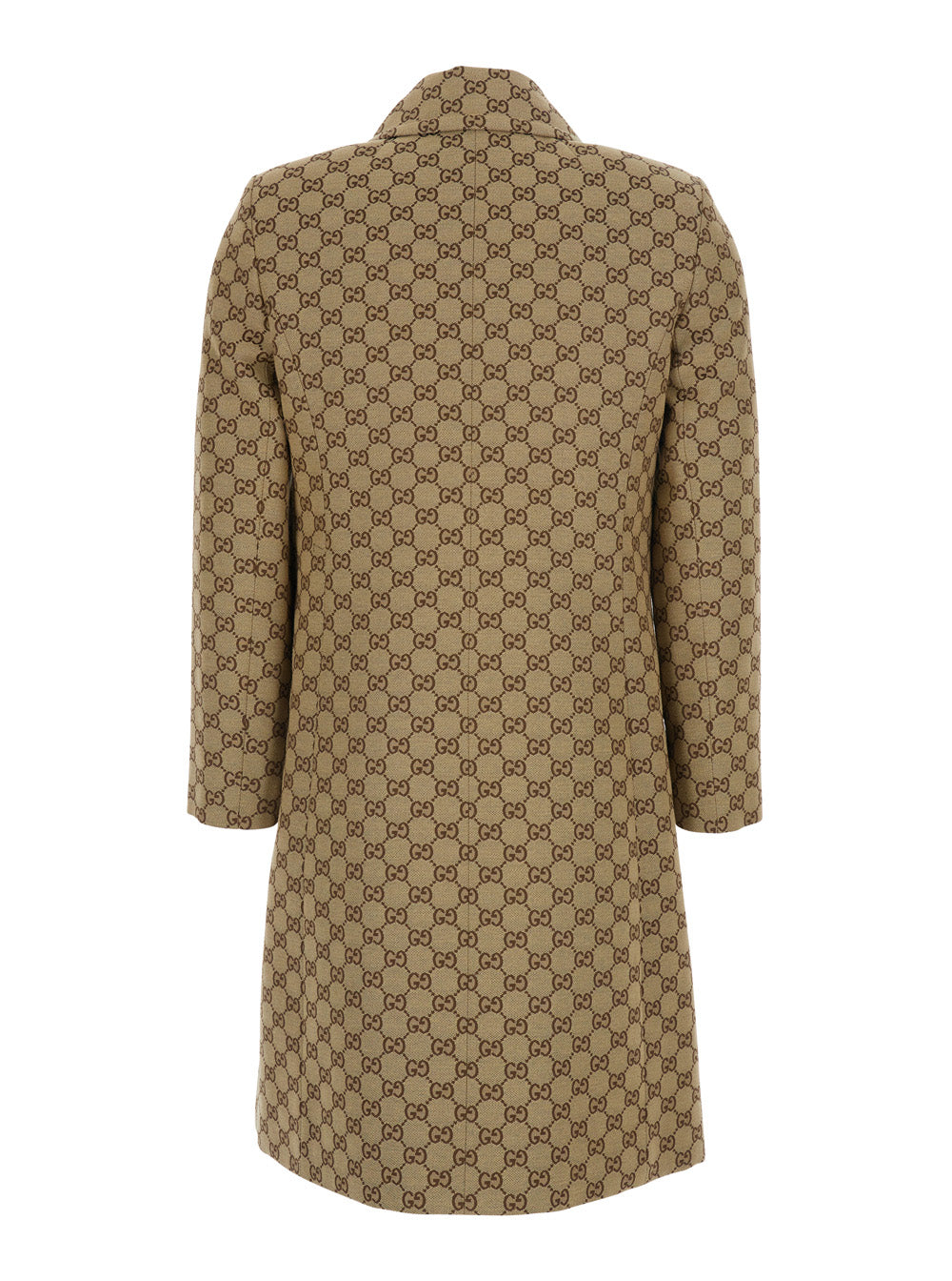 Gucci GG Canvas Coat — Beige