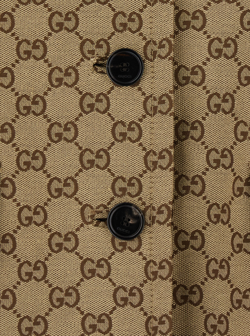 Gucci GG Canvas Coat — Beige