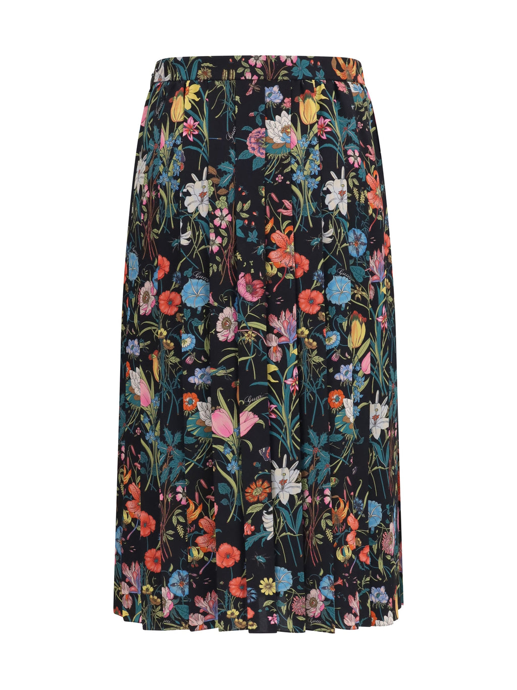 Gucci Flora Skirt — Black