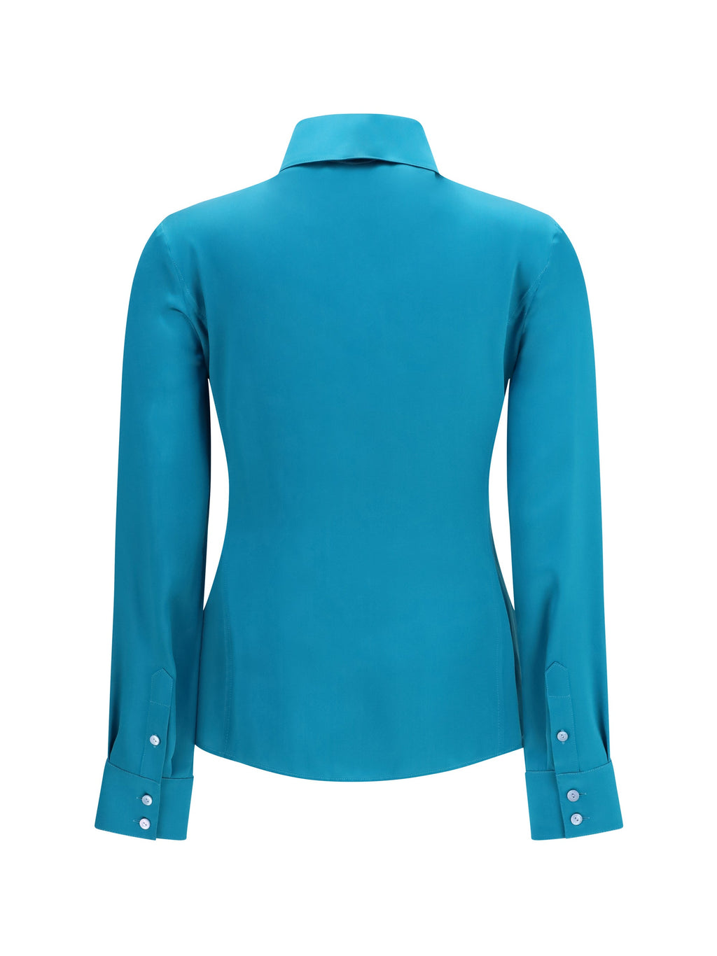 Gucci Silk Satin Shirt — Blue