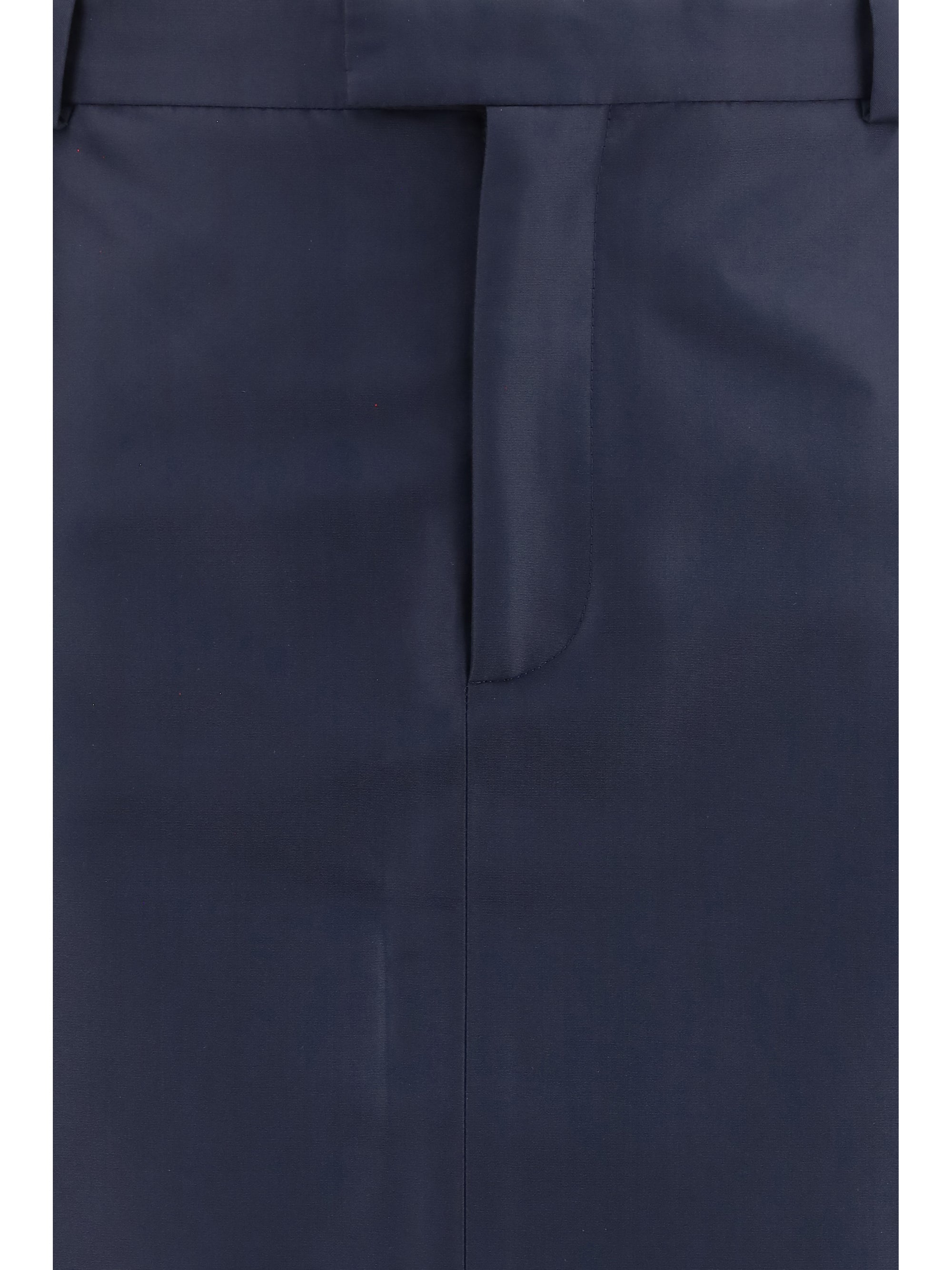 Gucci Silk Faille Skirt — Navy