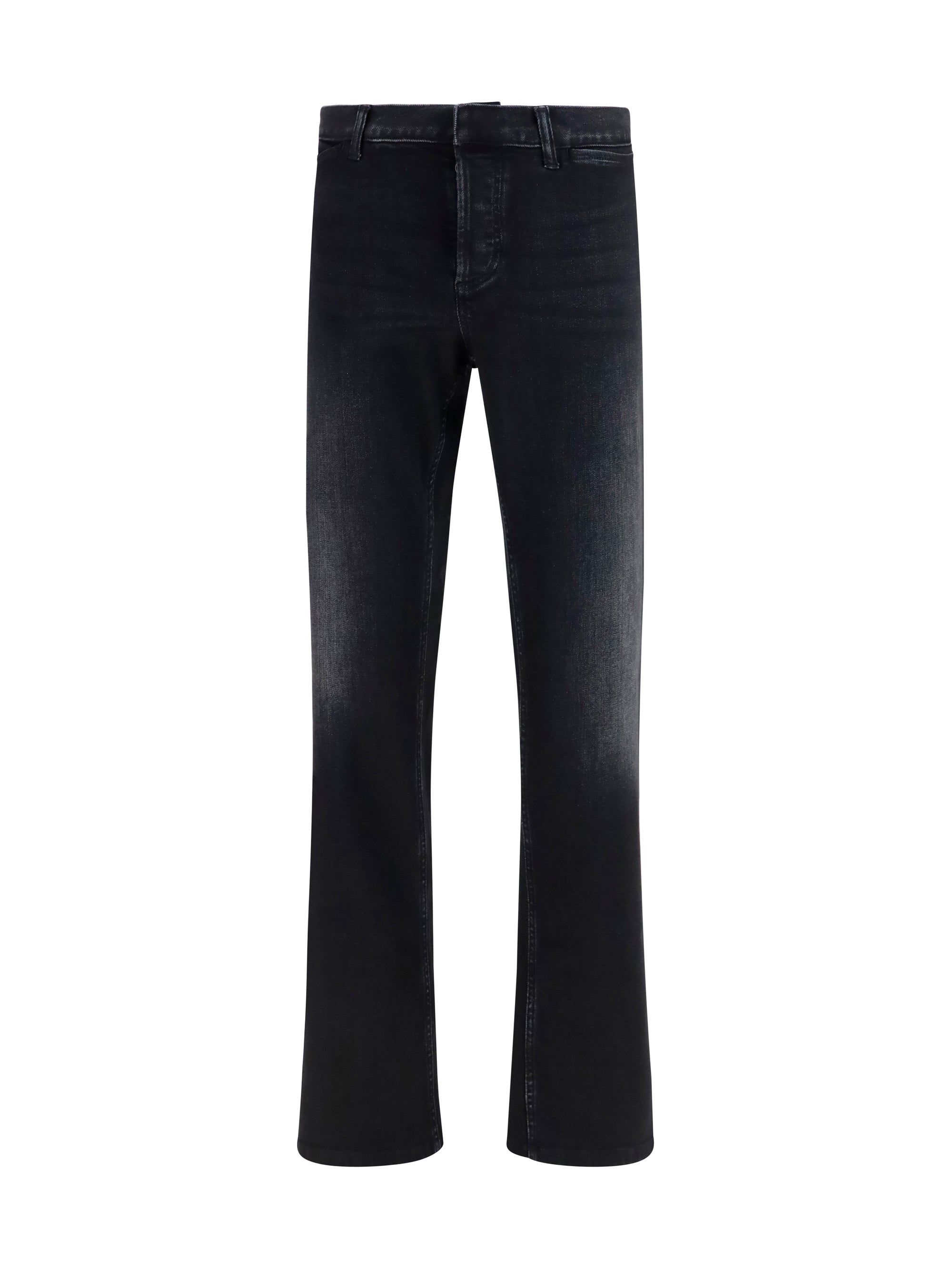 Gucci Stretch Cotton Jeans — Black