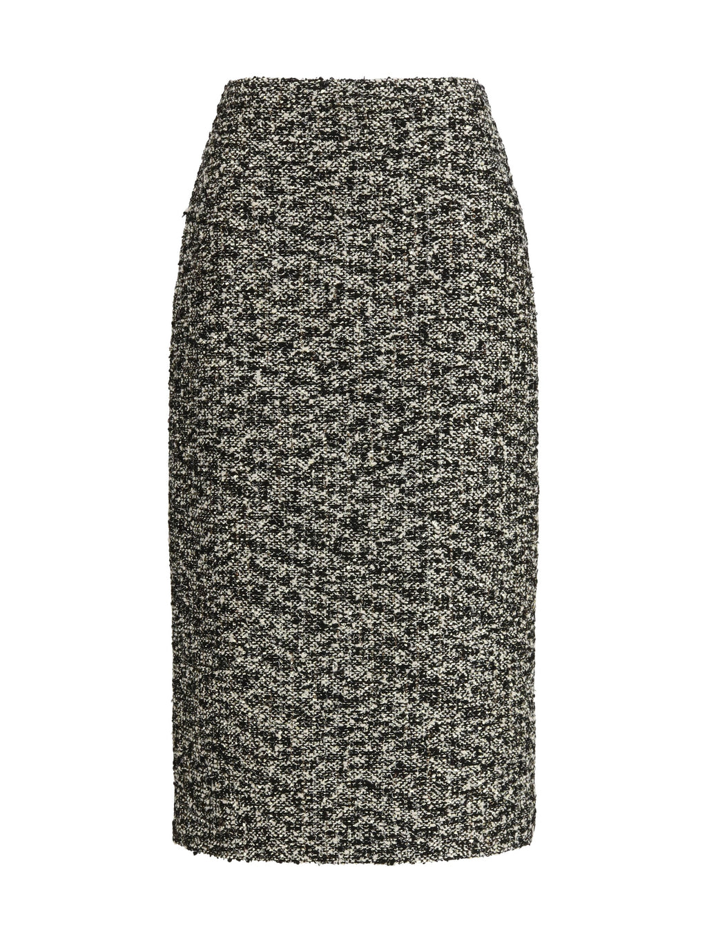 Gucci Laminated Bouclé Skirt — Black