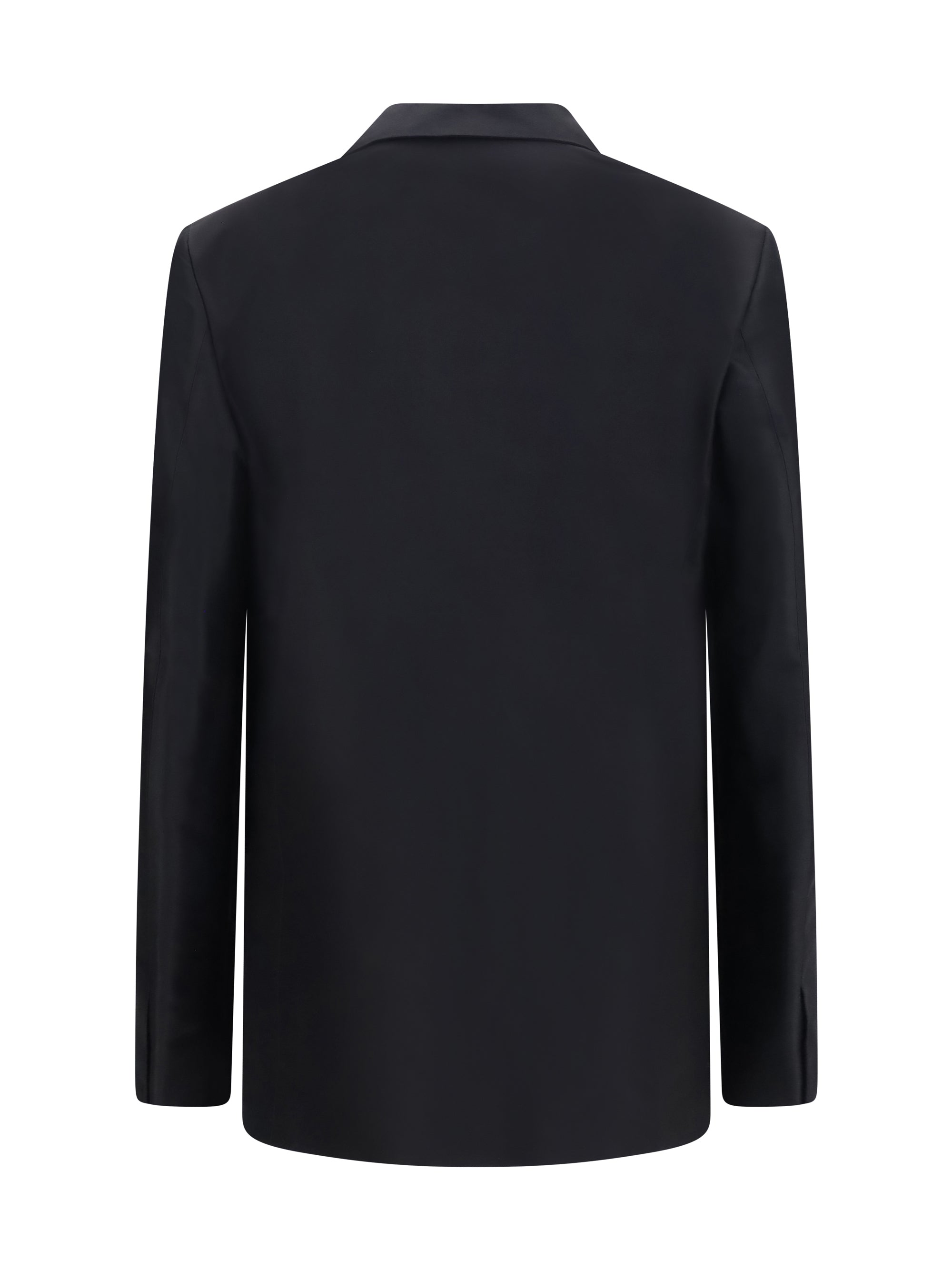 Gucci Silk Faille Blazer — Black