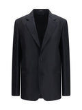 Gucci Silk Faille Blazer — Black