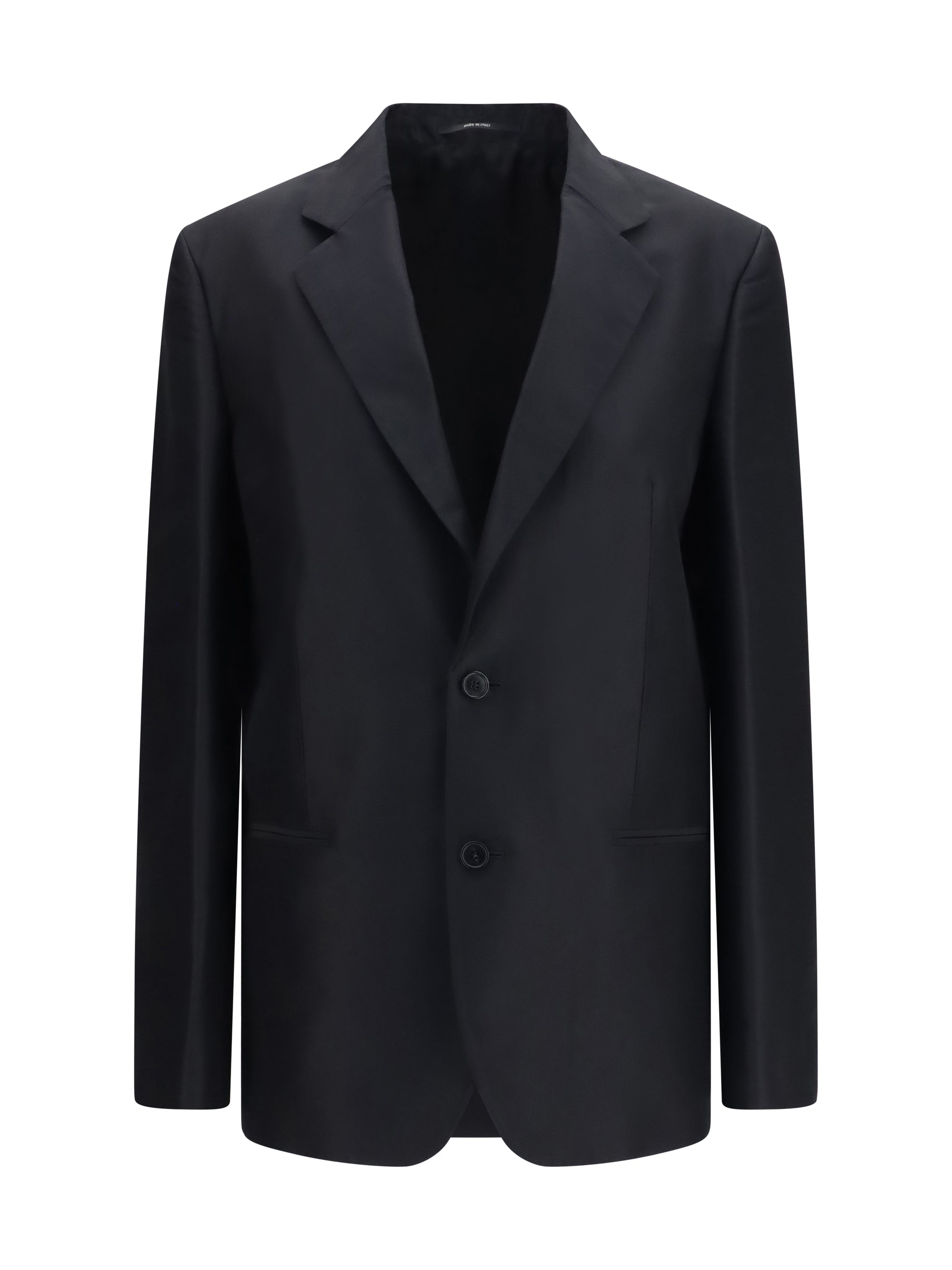Gucci Silk Faille Blazer — Black