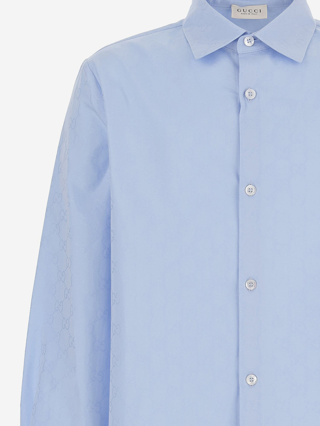 Gucci Cotton Shirt — Blue