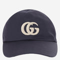 Gucci 871372 Logo-Embroidered Cotton Baseball Cap — Navy