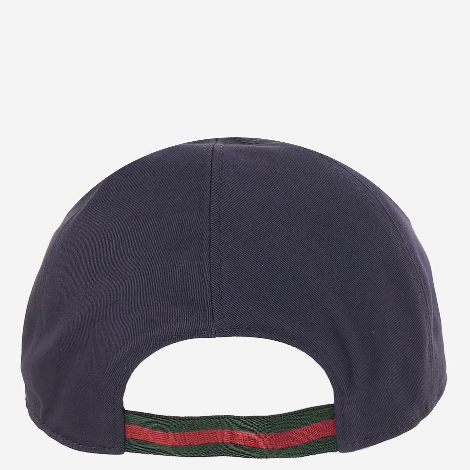 Gucci 871372 Logo-Embroidered Cotton Baseball Cap — Navy
