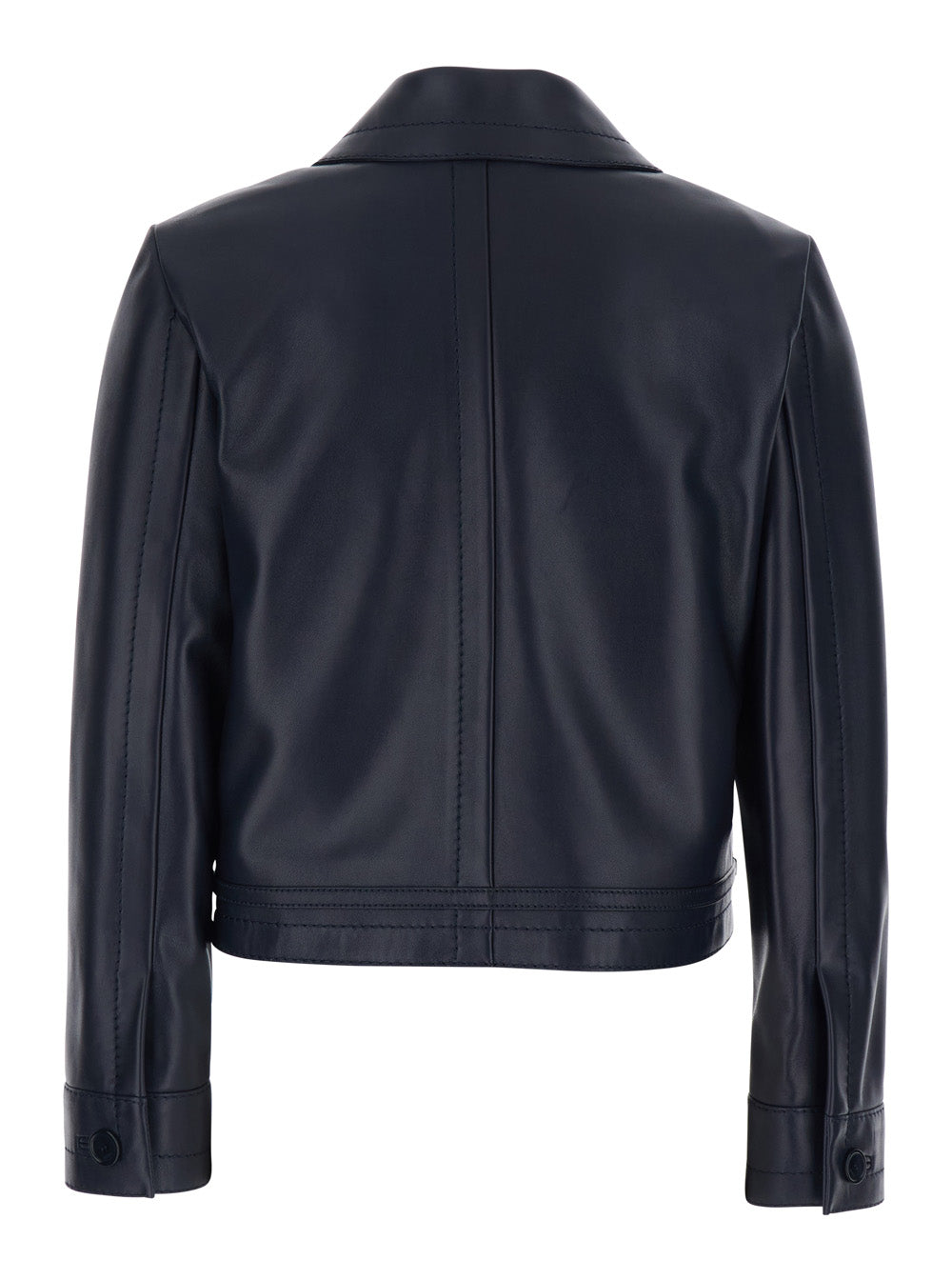 Gucci Lamb Leather Jacket — Blue