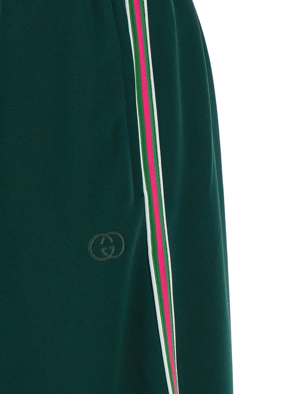 Gucci Technical Polyester Trousers — Green