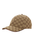 Gucci 857596 GG Monogram Baseball Cap — Beige