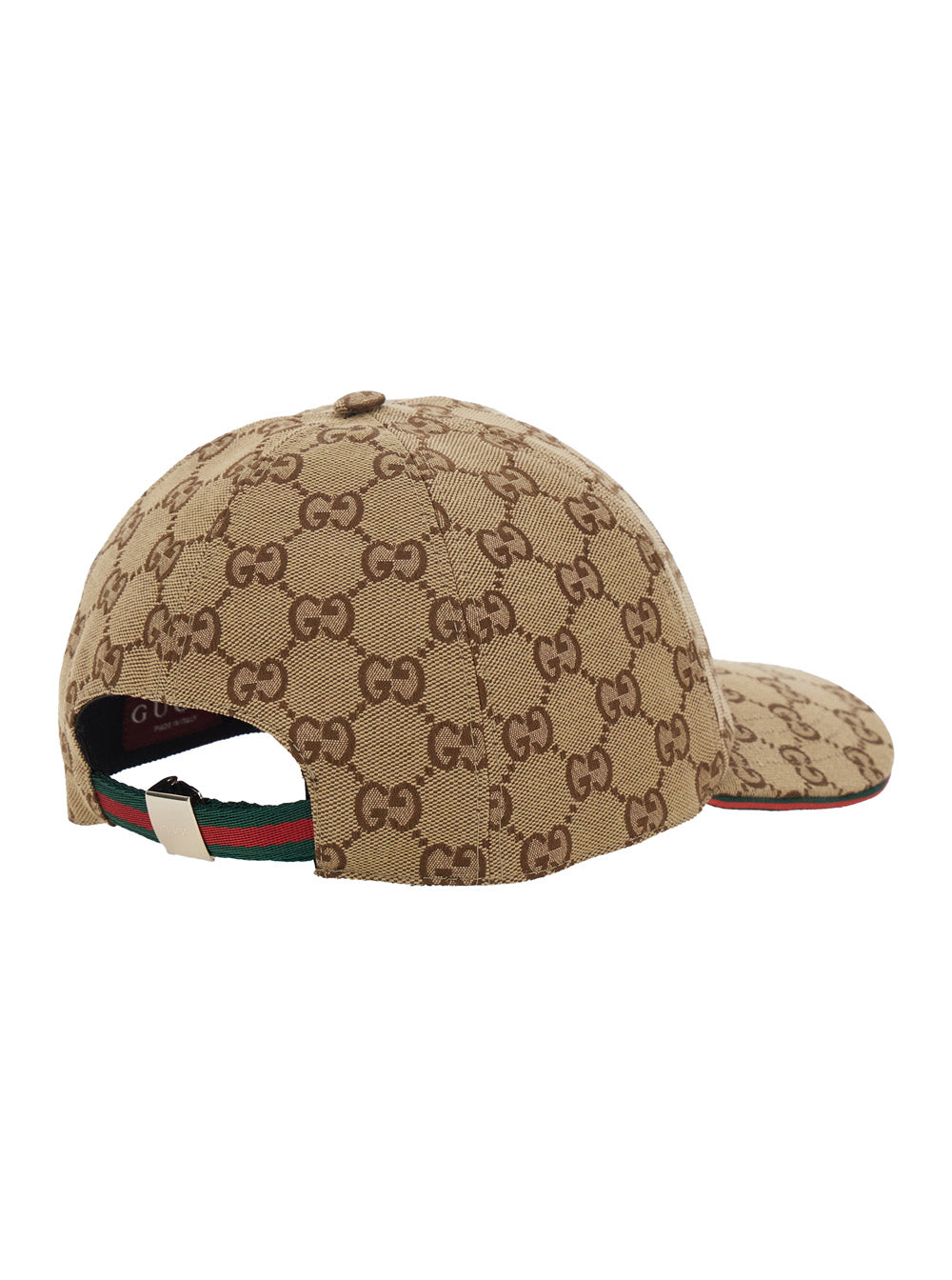Gucci 857596 GG Monogram Baseball Cap — Beige