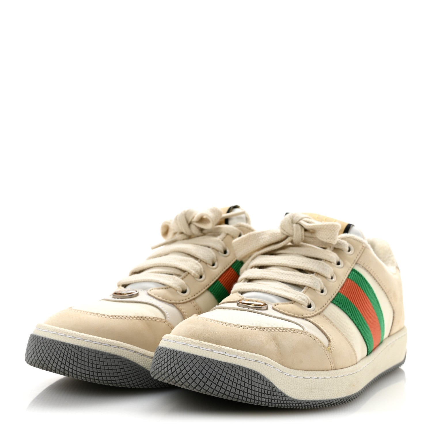 Nylon Nubuck Web Womens Screener Sneakers 37 Mystic White Dusty Milk