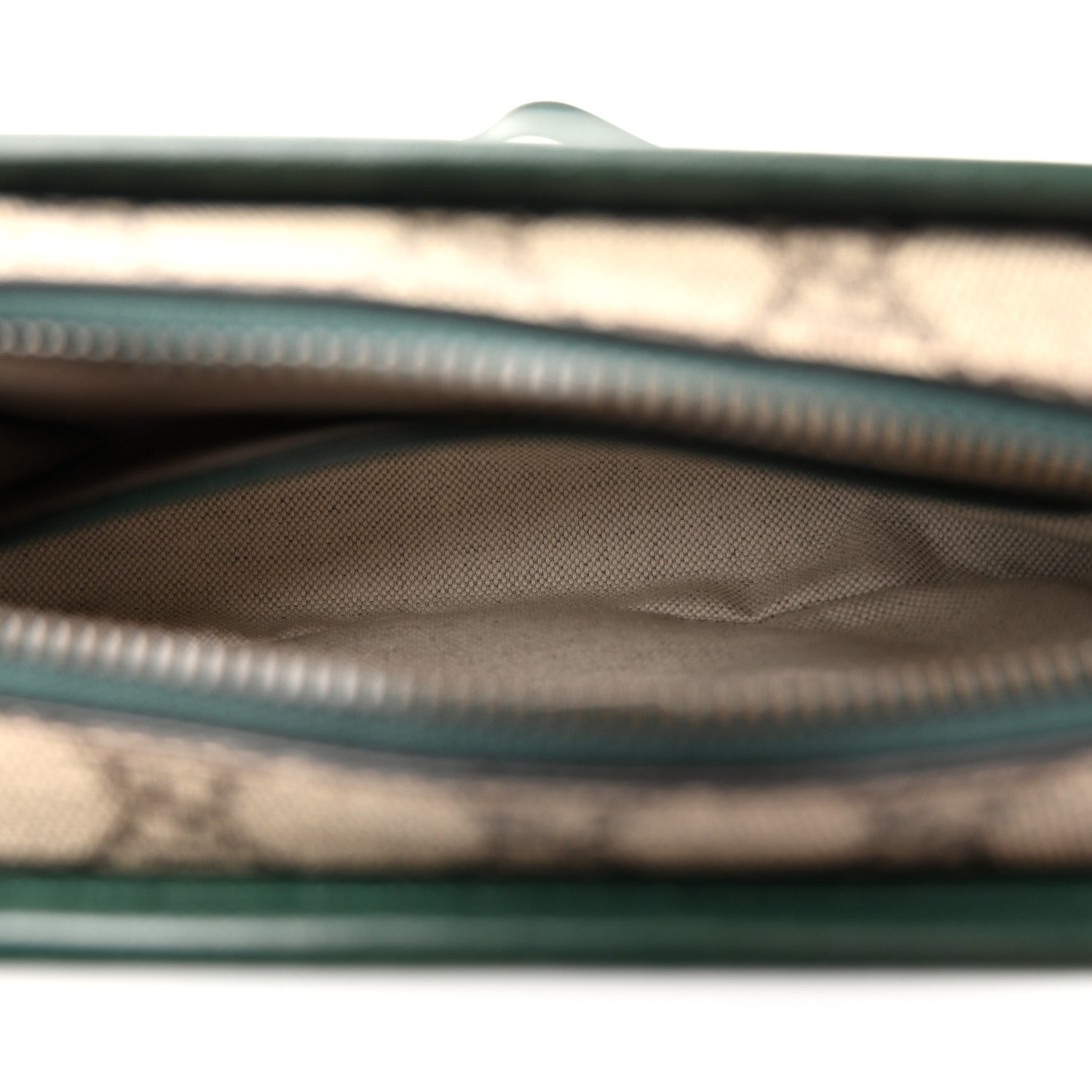 Monogram GG Mignon Textured Dollar Calfskin GG Supreme Monogram Quilted Mini GG Shoulder Bag Green Beige Ebony