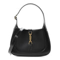 Boarded Dyana Lux Calfskin Small Jackie 1961 Hobo Black