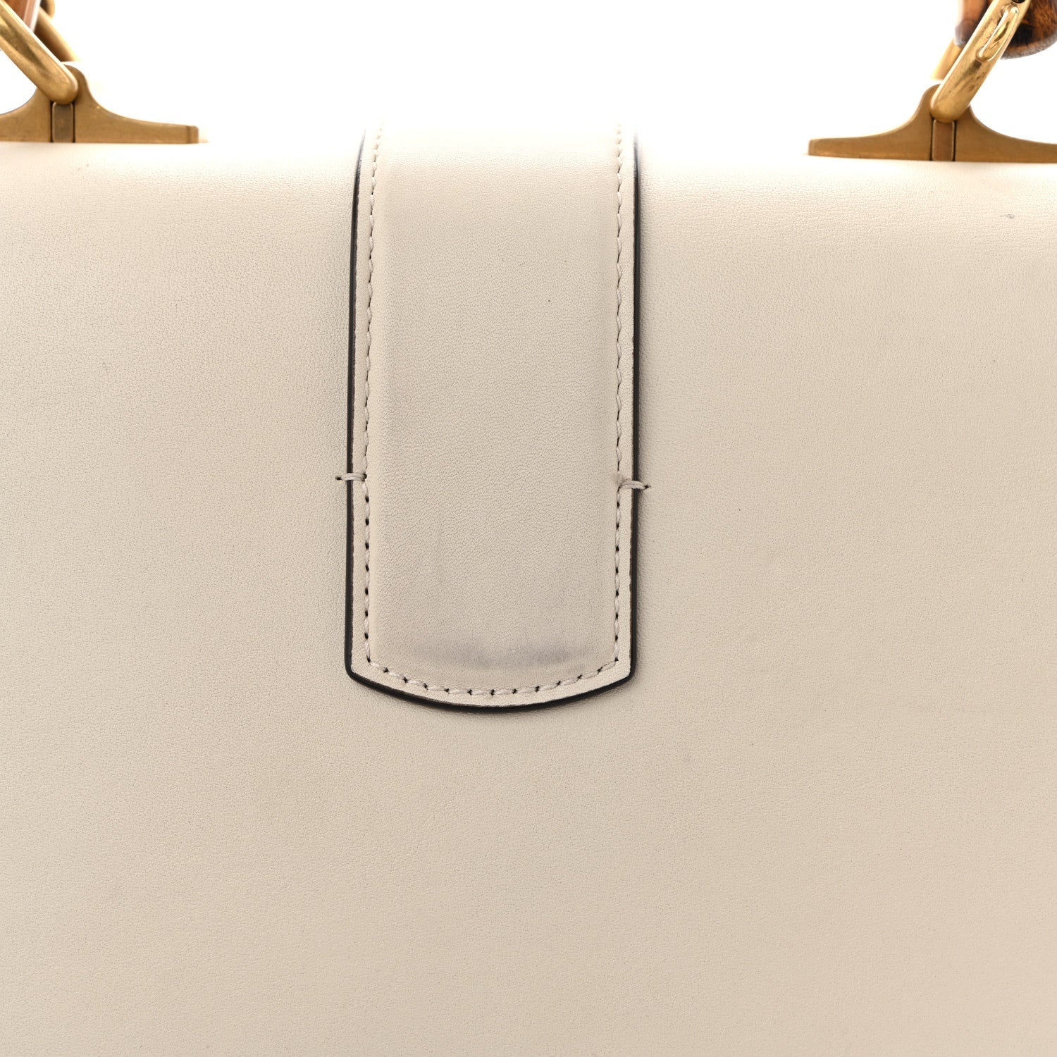 Calfskin Bamboo Web Medium Dionysus Top Handle Bag White Blue Hibiscus Red