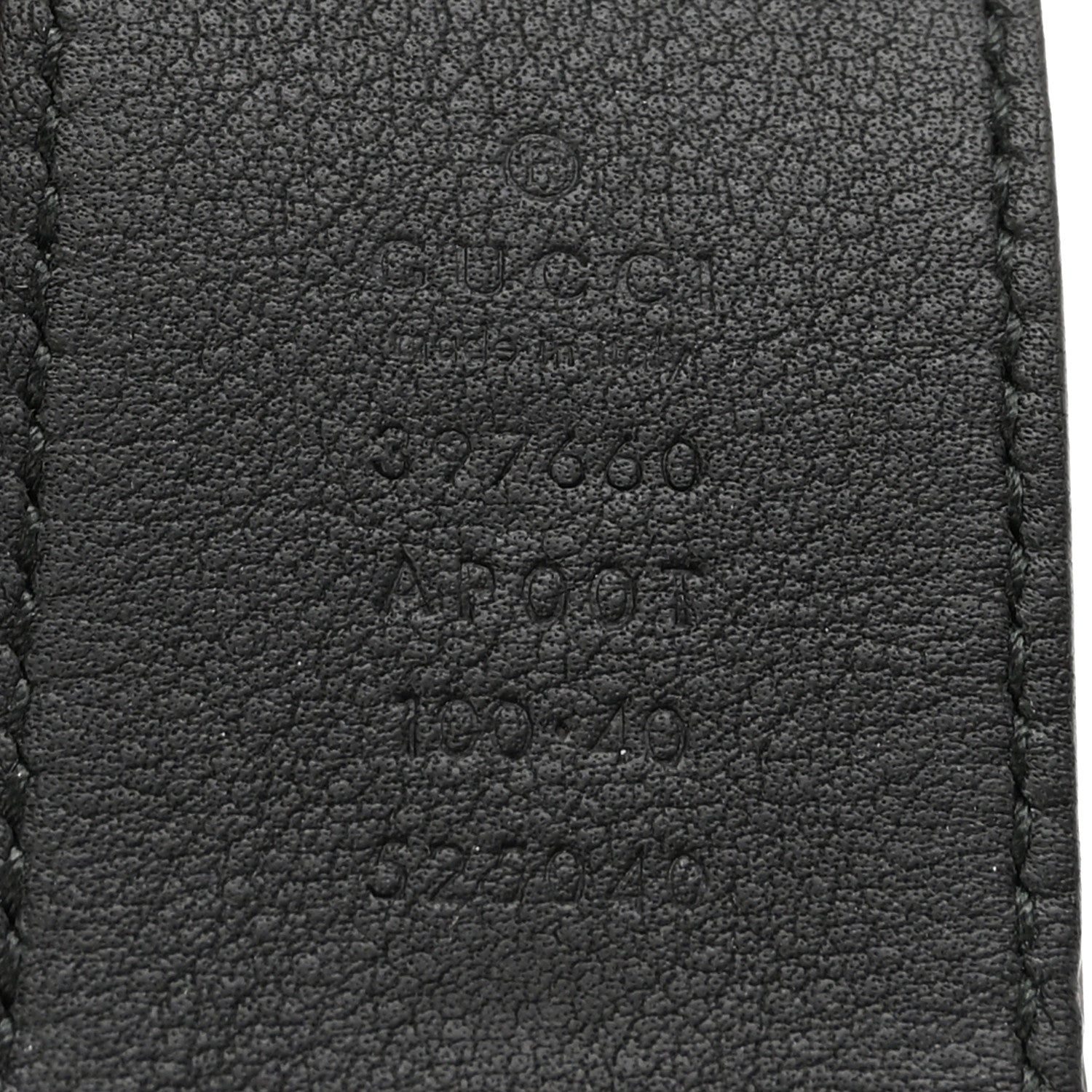 Calfskin Double G 40mm Belt 100 40 Black