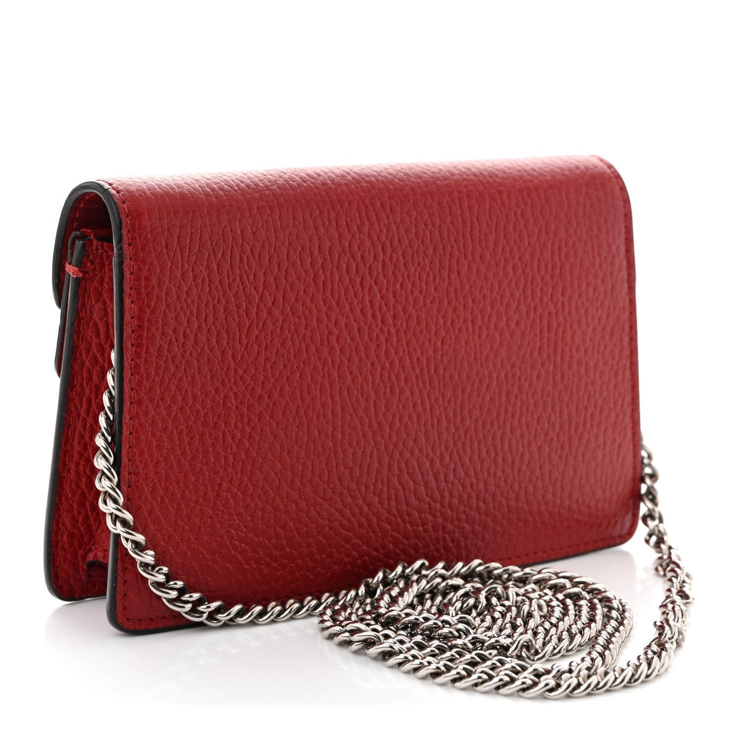 Dollar Calfskin Swarovski Crystal Small Dionysus Shoulder Bag Hibiscus Red