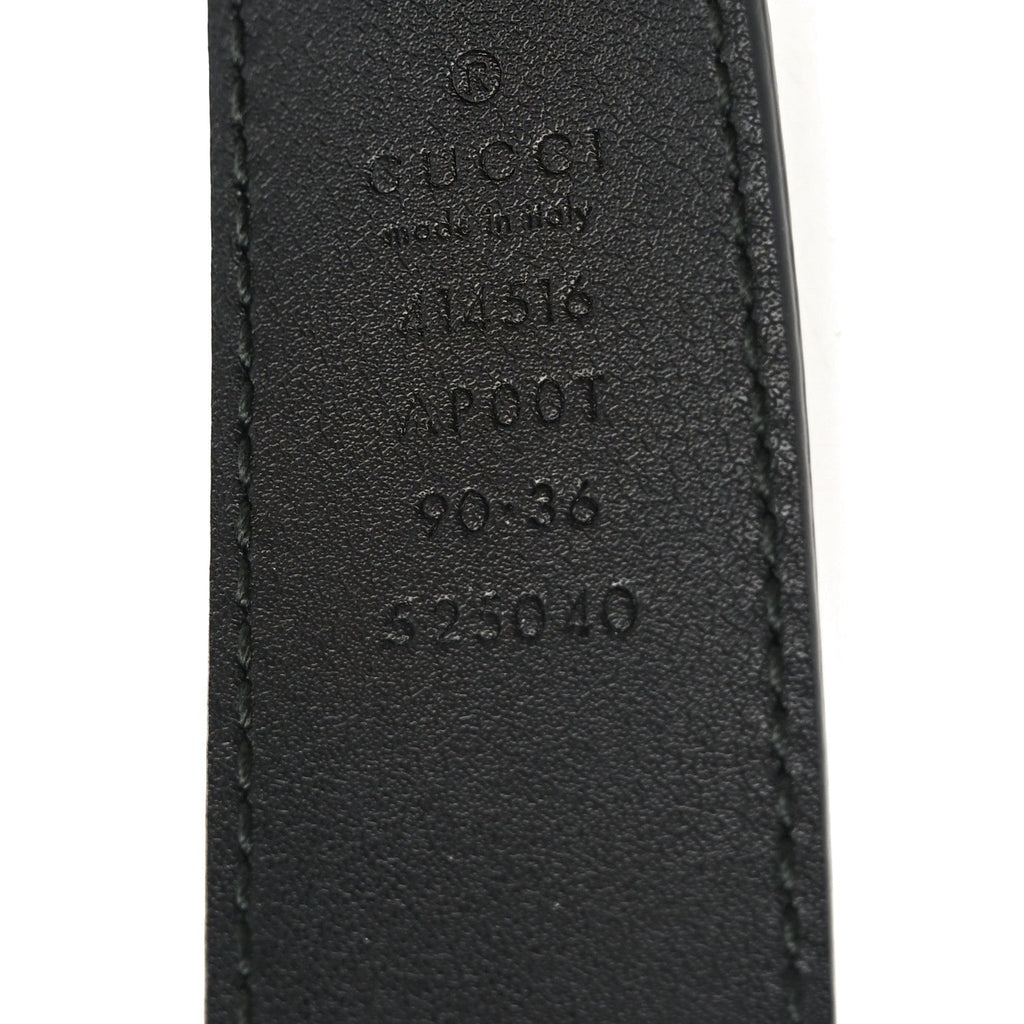 Calfskin Double G 30mm Belt 90 36 Black