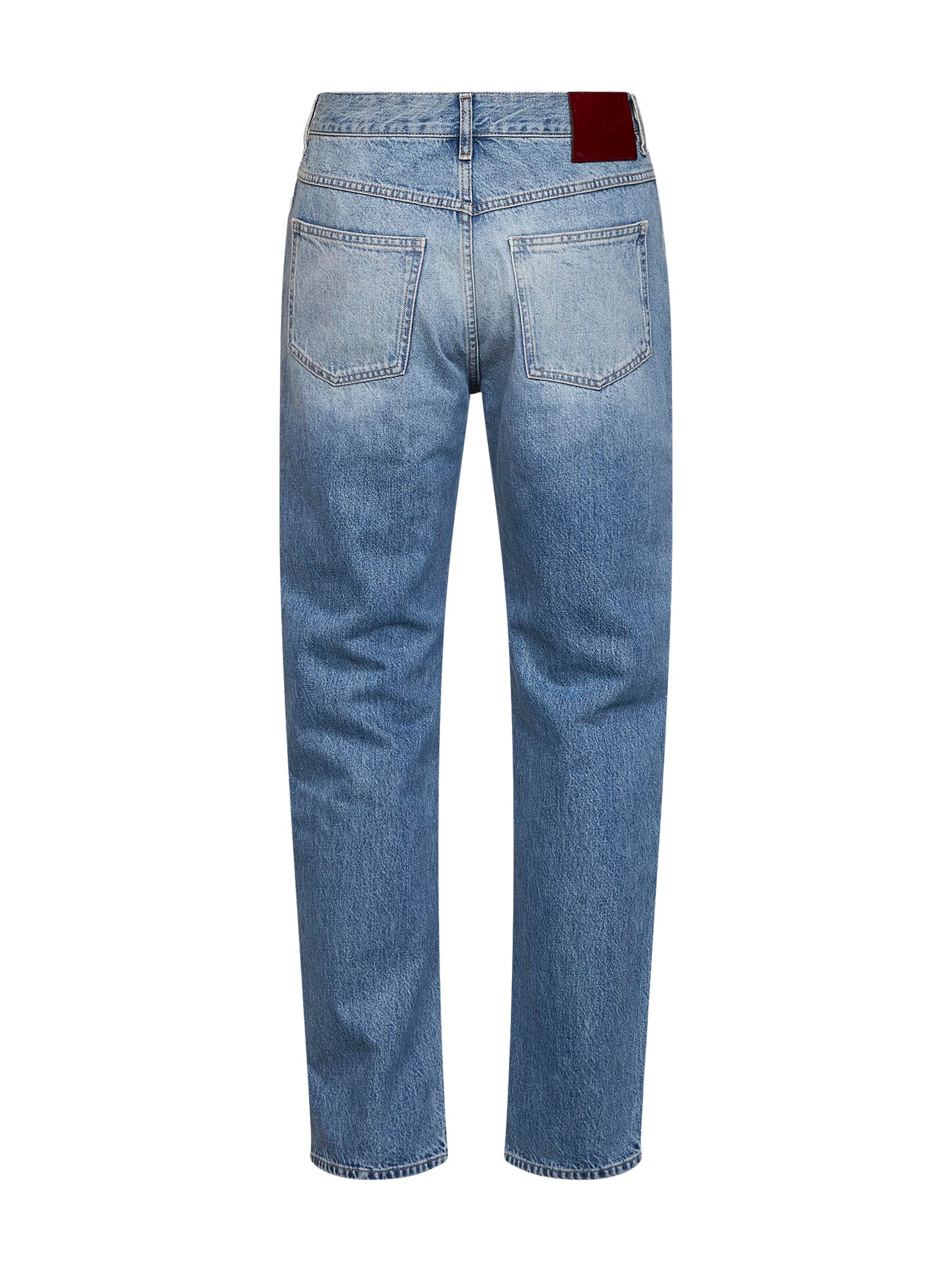 Gucci Rosso Ancora Jeans — Blue