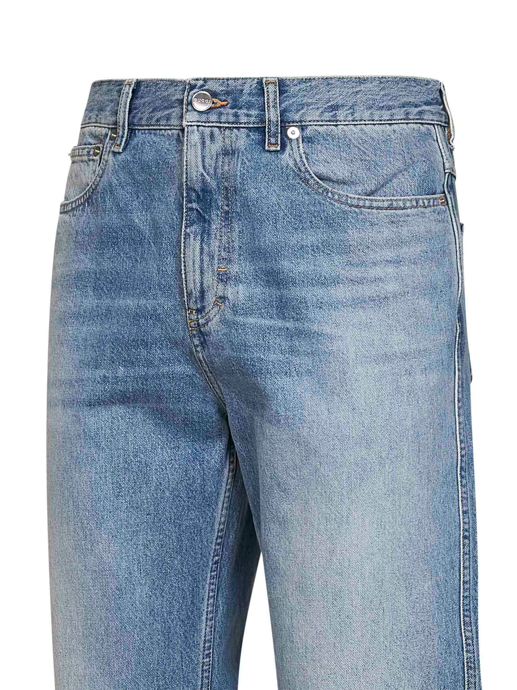 Gucci Rosso Ancora Jeans — Blue