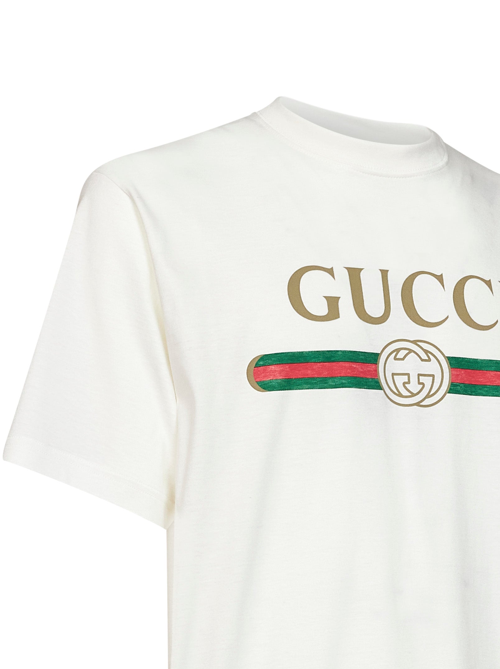 Gucci Web T-Shirt — White
