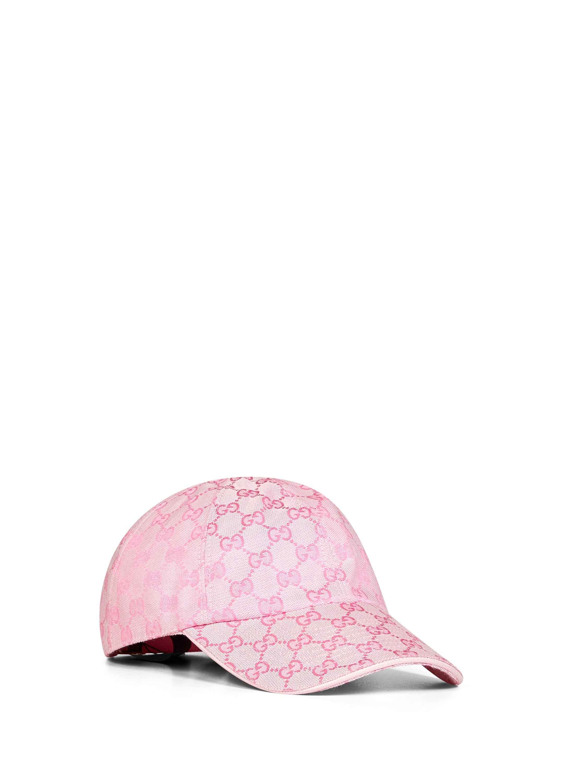 Gucci 8757333HBMD5072 GG Canvas Baseball Cap — Pink