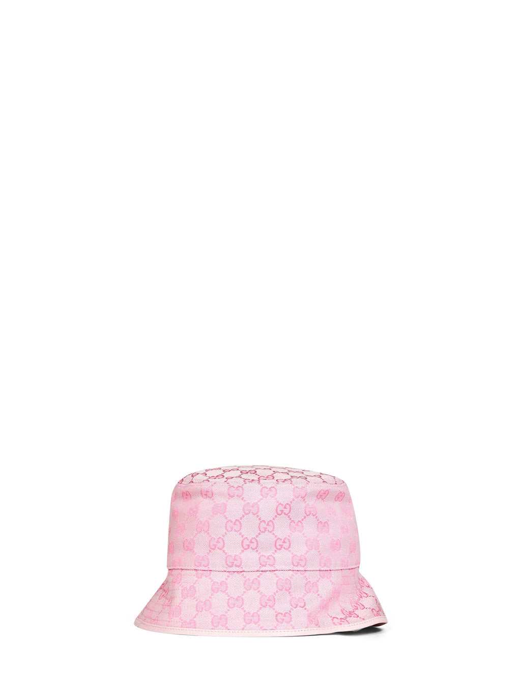 Gucci 8757404HBJS5072 GG Canvas Monogram Bucket Hat — Pink