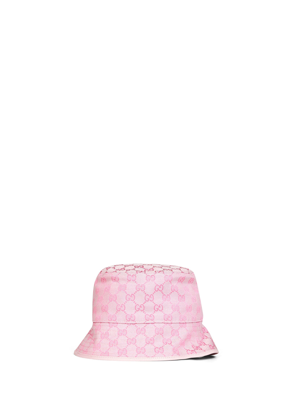 Gucci 8757404HBJS5072 GG Canvas Monogram Bucket Hat — Pink